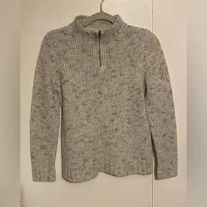 Croft & Barrow Quarter Zip Sweater, M